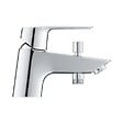GROHE - Pack mitigeur bain douche monotrou Start 2021 Quickfix + Ensemble de douche 2 jets Vitalio Start 110 chromé - vignette