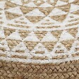 VIDAXL - vidaXL Pouf fait à la main Blanc 45x30 cm Jute - vignette