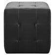 VIDAXL - vidaXL Poufs 2 pcs Noir 30 x 30 x 30 cm Similicuir - vignette