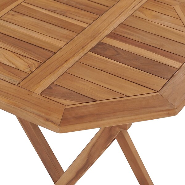 VIDAXL - vidaXL Table pliable de jardin 60x60x75 cm Bois de teck solide - large
