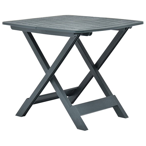 VIDAXL - vidaXL Table pliable de jardin Vert 79x72x70 cm Plastique - large
