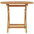 VIDAXL - vidaXL Table pliable de jardin 85x85x76 cm Bois de teck solide - vignette