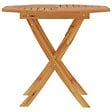 VIDAXL - vidaXL Table pliable de jardin 85x85x76 cm Bois de teck solide - vignette