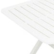 VIDAXL - vidaXL Table pliable de jardin Blanc 79x72x70 cm Plastique - vignette