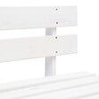 VIDAXL - vidaXL Banc palette de jardin bois gris blanc - vignette