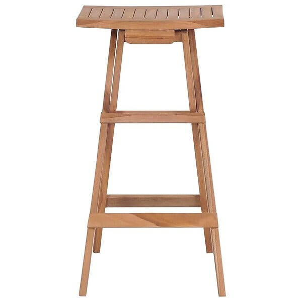 VIDAXL - vidaXL Tabourets de bar pliables lot de 4 Bois de teck massif - large
