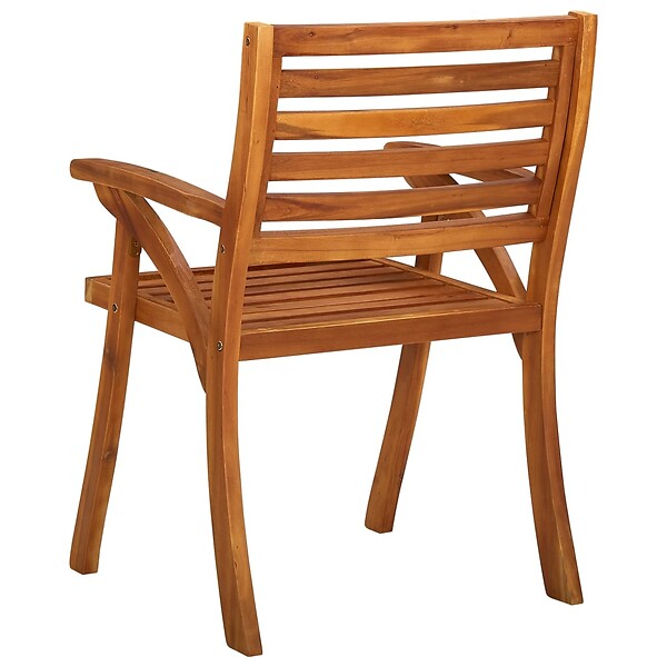 VIDAXL - vidaXL Chaises de jardin lot de 6 Bois d'acacia solide - large