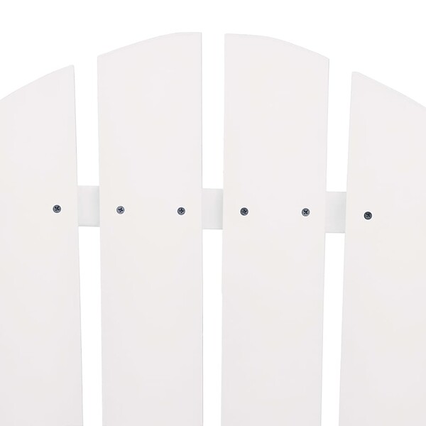 VIDAXL - vidaXL Chaises de jardin Adirondack avec table bois de sapin blanc - large