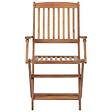 VIDAXL - vidaXL Chaises pliables d'extérieur lot de 6 Bois d'acacia solide - vignette