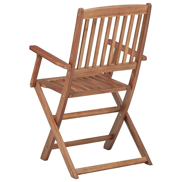 VIDAXL - vidaXL Chaises pliables d'extérieur lot de 6 Bois d'acacia solide - large