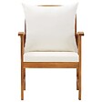 VIDAXL - vidaXL Chaises de jardin avec coussins lot de 2 Bois d'acacia massif - vignette