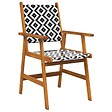 VIDAXL - vidaXL Chaises de jardin lot de 2 Bois d'acacia solide - vignette