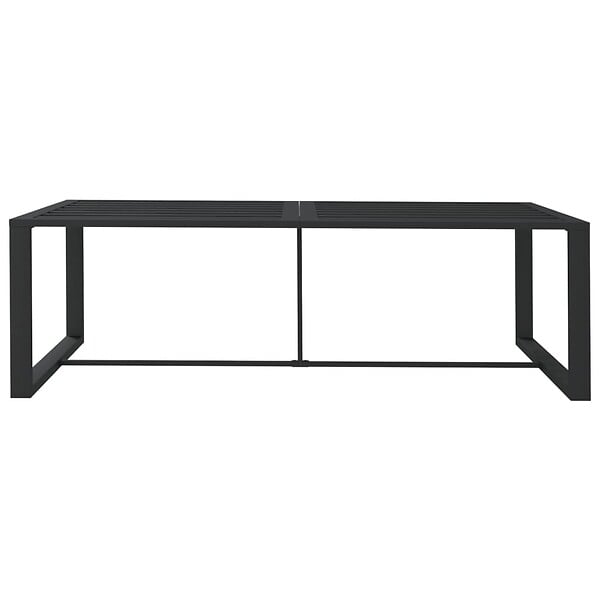 VIDAXL - vidaXL Table à dîner d'extérieur Anthracite 120x60x66 cm Aluminium - large