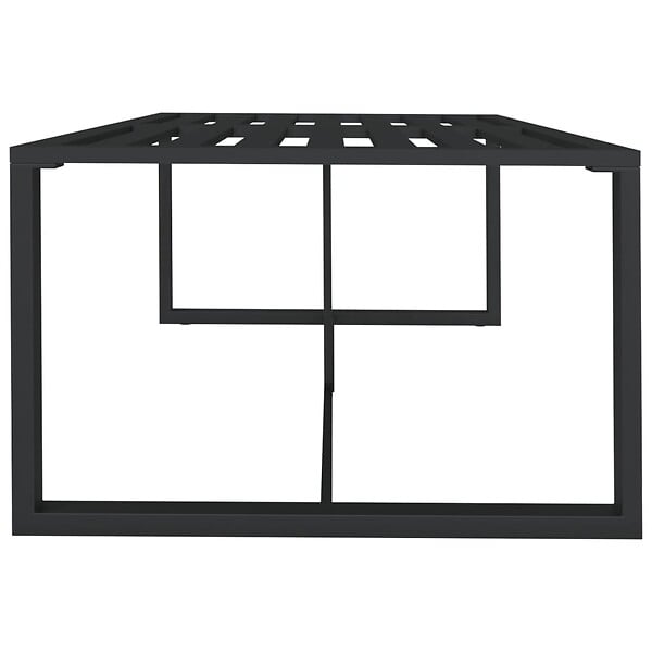 VIDAXL - vidaXL Table à dîner d'extérieur Anthracite 120x60x66 cm Aluminium - large