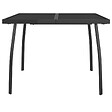 VIDAXL - vidaXL Table de jardin anthracite 100x100x72 cm Treillis d'acier - vignette