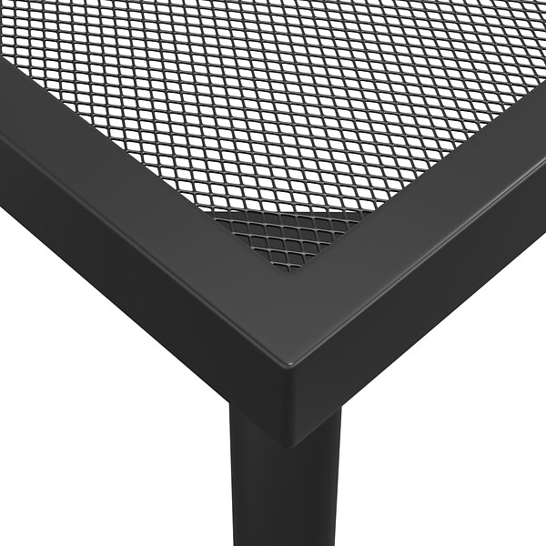 VIDAXL - vidaXL Table de jardin anthracite 100x100x72 cm Treillis d'acier - large
