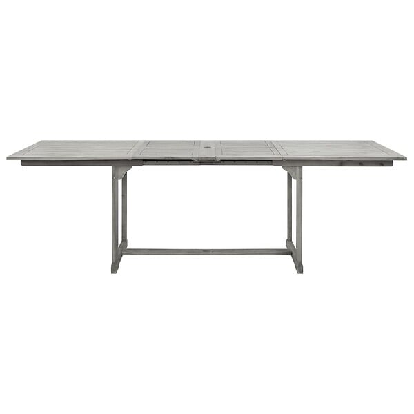 VIDAXL - vidaXL Table à dîner de jardin (160-240)x100x75cm Bois d'acacia massif - large