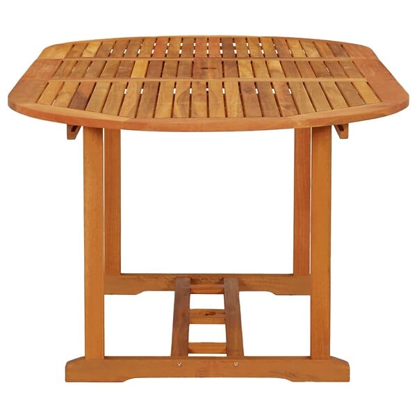 VIDAXL - vidaXL Table de jardin 200x100x75 cm Bois d'eucalyptus solide - large