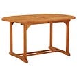 VIDAXL - vidaXL Table de jardin 200x100x75 cm Bois d'eucalyptus solide - vignette