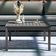 VIDAXL - vidaXL Table de jardin gris 82,5x82,5x45 cm bois massif de pin - vignette
