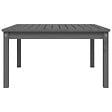 VIDAXL - vidaXL Table de jardin gris 82,5x82,5x45 cm bois massif de pin - vignette