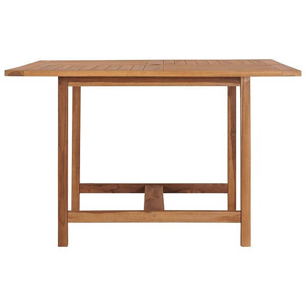 VIDAXL - vidaXL Table à dîner de jardin 110x110x75 cm Bois massif de teck - large