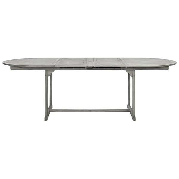 VIDAXL - vidaXL Table à dîner de jardin (160-240)x100x75cm Bois d'acacia massif - large