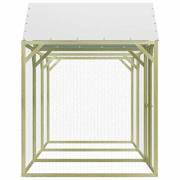 VIDAXL - vidaXL Poulailler 4,5x1,5x2 m Pinède imprégnée - large