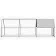 VIDAXL - vidaXL Poulailler d'extérieur 2x6x2 m Acier galvanisé - vignette