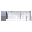 VIDAXL - vidaXL Poulailler d'extérieur 3x6x2 m Acier galvanisé - vignette
