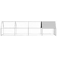 VIDAXL - vidaXL Poulailler d'extérieur 2x8x2 m Acier galvanisé - vignette