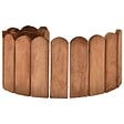 VIDAXL - vidaXL Rouleau de bordure Marron 120 cm Bois de pin imprégné - vignette