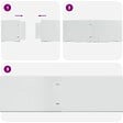 VIDAXL - vidaXL Clôture de pelouse 15 pcs Acier galvanisé 100x20 cm - vignette