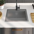 VIDAXL - vidaXL Évier de cuisine fait main Acier inoxydable - vignette