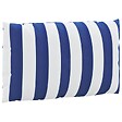 VIDAXL - vidaXL Coussins de palette lot de 2 rayures bleues/blanches - vignette