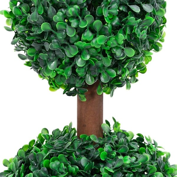VIDAXL - vidaXL Plante de buis artificiel avec pot Forme de boule Vert 60 cm - large