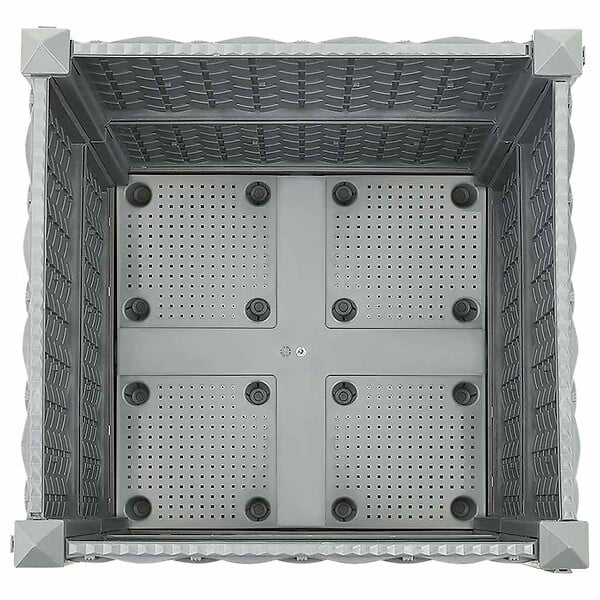VIDAXL - vidaXL Lit surélevé 40x40x38 cm Polypropylène - large