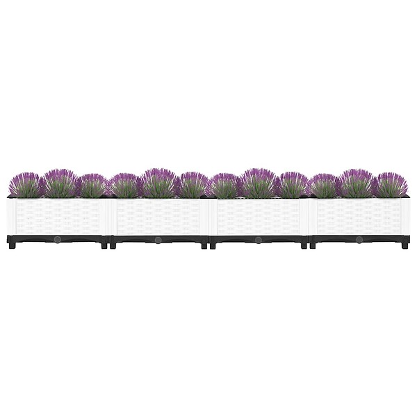VIDAXL - vidaXL Lit surélevé 160x40x23 cm Polypropylène - large