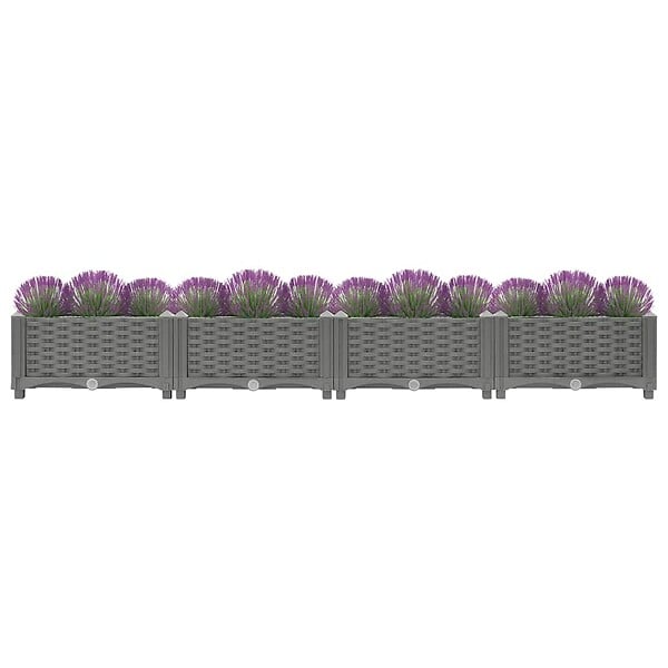 VIDAXL - vidaXL Lit surélevé 160x40x23 cm Polypropylène - large