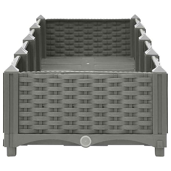 VIDAXL - vidaXL Lit surélevé 160x40x23 cm Polypropylène - large