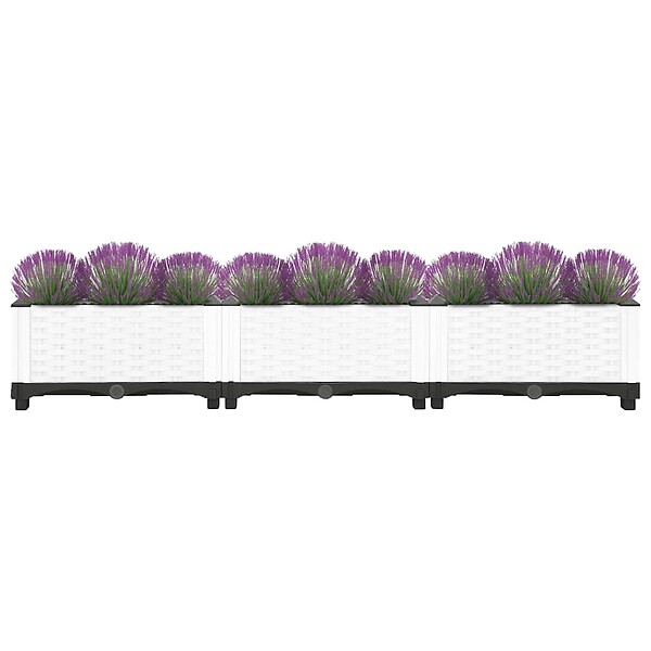 VIDAXL - vidaXL Lit surélevé 120x40x23 cm Polypropylène - large
