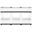 VIDAXL - vidaXL Lit surélevé 120x40x71 cm Polypropylène - vignette