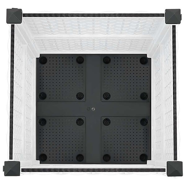 VIDAXL - vidaXL Lit surélevé 40x40x38 cm Polypropylène - large
