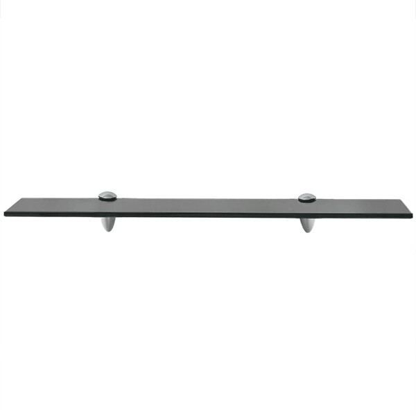 VIDAXL - vidaXL 2x Etagères Murales Etagères Flottantes Etagères Suspendues Salon Chambre à Coucher Salle de Bain Intérieur Maison Verre 60x10 cm 8 mm - large