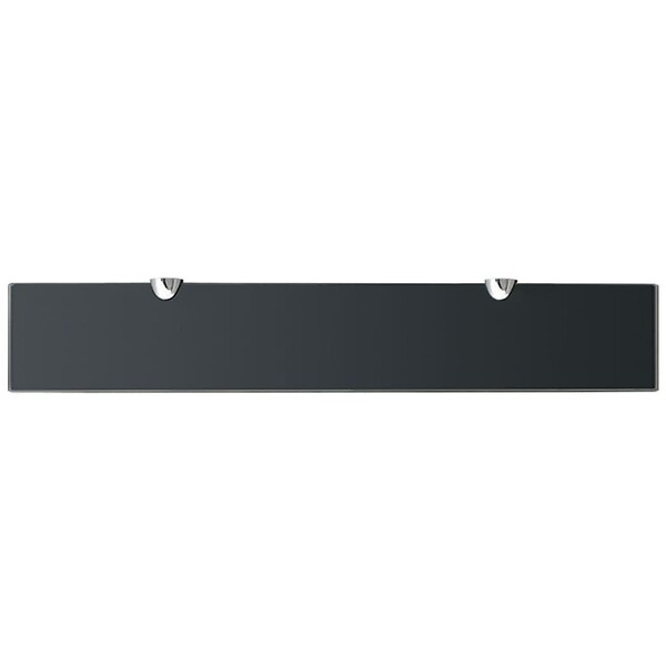 VIDAXL - vidaXL 2x Etagères Murales Etagères Flottantes Etagères Suspendues Salon Chambre à Coucher Salle de Bain Intérieur Maison Verre 60x10 cm 8 mm - large