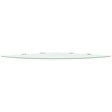 VIDAXL - vidaXL Étagère de coin avec supports chromés salle de bain Verre Blanc 45x45 cm - vignette