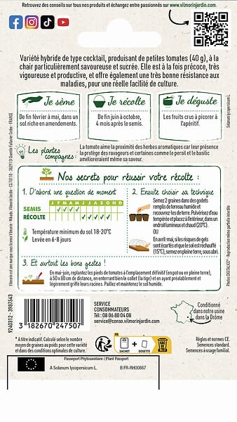 VILMORIN - Tomate harmony vilmorin - large