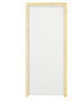 BALLAY - Bloc-porte alvéolaire isoplane prépeint -204x93cm poussant droite / Huisserie bois brut, section : 66x56 mm - vignette