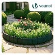 VOUNOT - Bordure de jardin plastique PP imitation pierre 2.5m - vignette