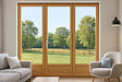 GD MENUISERIES - Porte Fenetre Bois 3 Vantaux H215 x L180 cm Côte Tableau (Poignée, Barillet ref 01245F924) - vignette